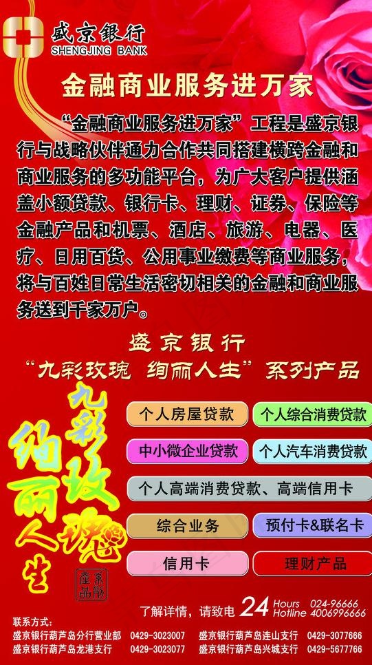 盛京银行图版图片psd模版下载