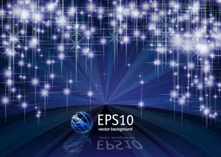 明亮多彩的梦幻背景矢量