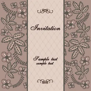 03矢量花纹背景