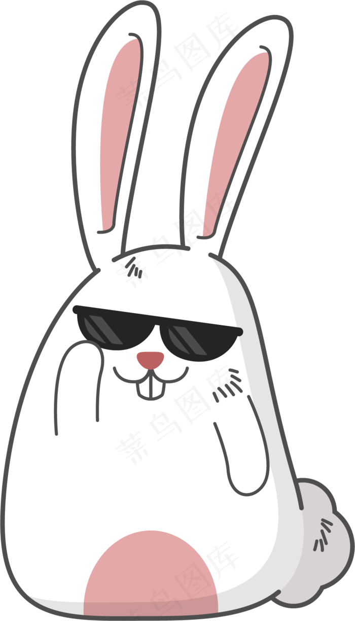 可爱卡通弹幕表情PNG免扣素材