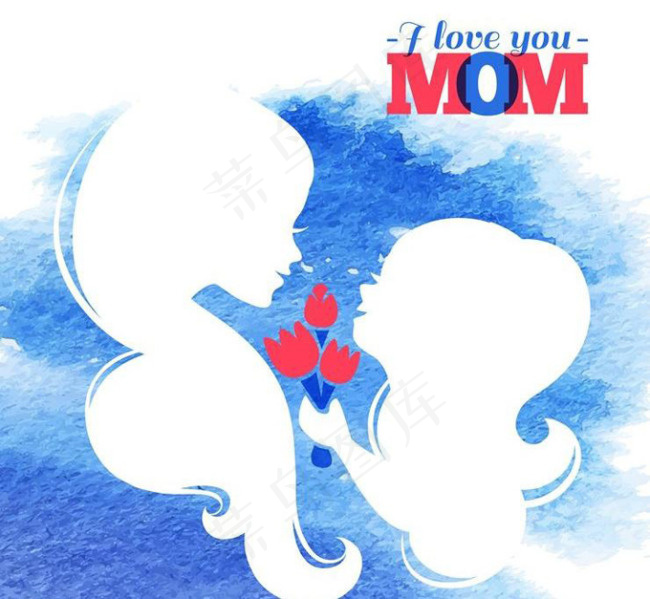 创意母亲节活动海报矢量素材