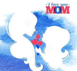 创意母亲节活动海报矢量素材