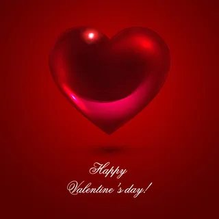 立体质感爱心矢量素材