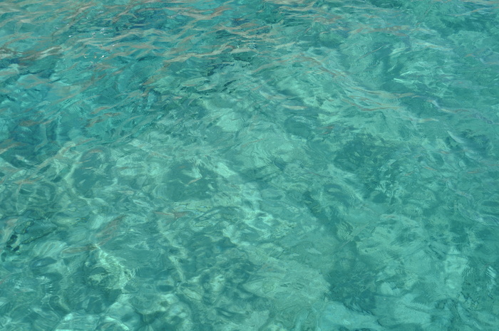 绿色的海面背景