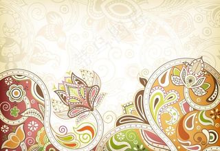 欧式古典花纹背景图片