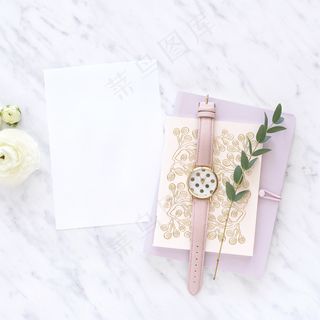 简约小清新文艺风插花静物摆拍背景