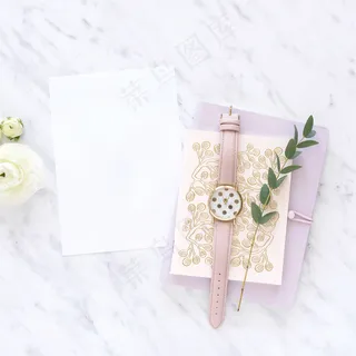 简约小清新文艺风插花静物摆拍背景