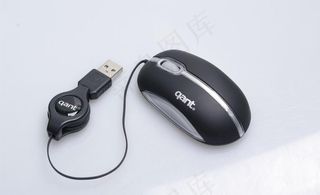 间色黑白小鼠标图片