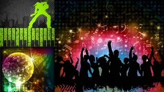 时尚酷炫音乐背景矢量图 AI