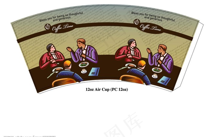 12oz coffee杯子图片