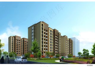 小区卫星村鸟瞰图图片