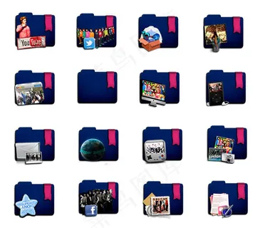 韩国明星文件夹图标下载