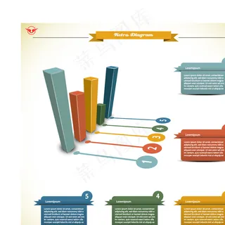 金融网站商业插图矢量素材