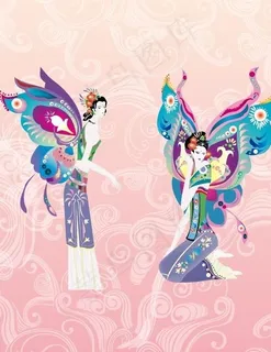 蝴蝶仙女图片