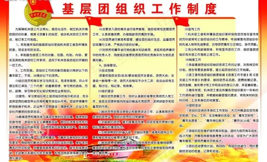 团组织制度图片