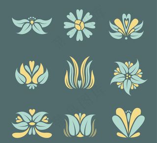 高雅艺术花素材