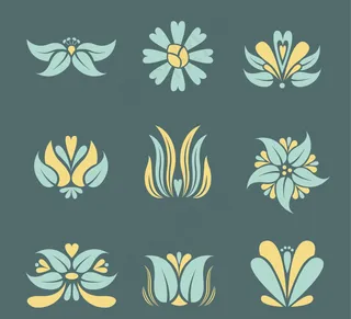 高雅艺术花素材