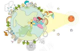 游行玩乐的孩子们图片