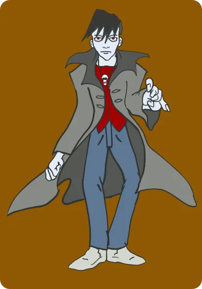 丁子香萜朋克吸血鬼剪贴画
