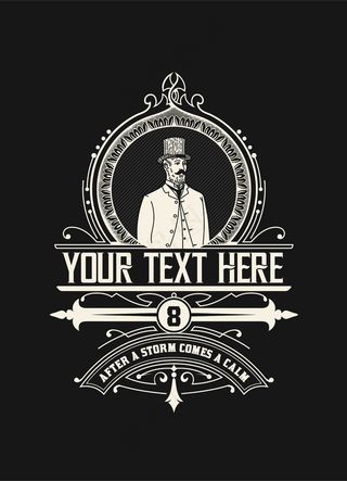 古典酒类标志威士忌标签