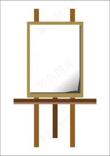 画画的画架和画板 画画的画架和画板