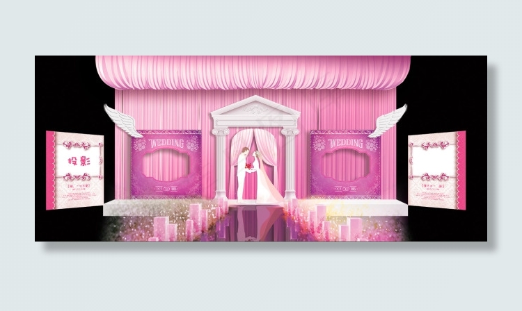 城堡婚礼效果图