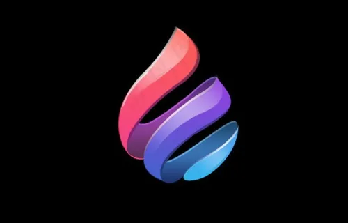 漂亮的水晶彩带造型图片