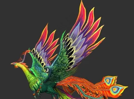 凤凰（游戏低模）带动画