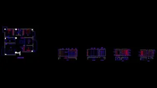 现代简约时尚家装平面图CAD图