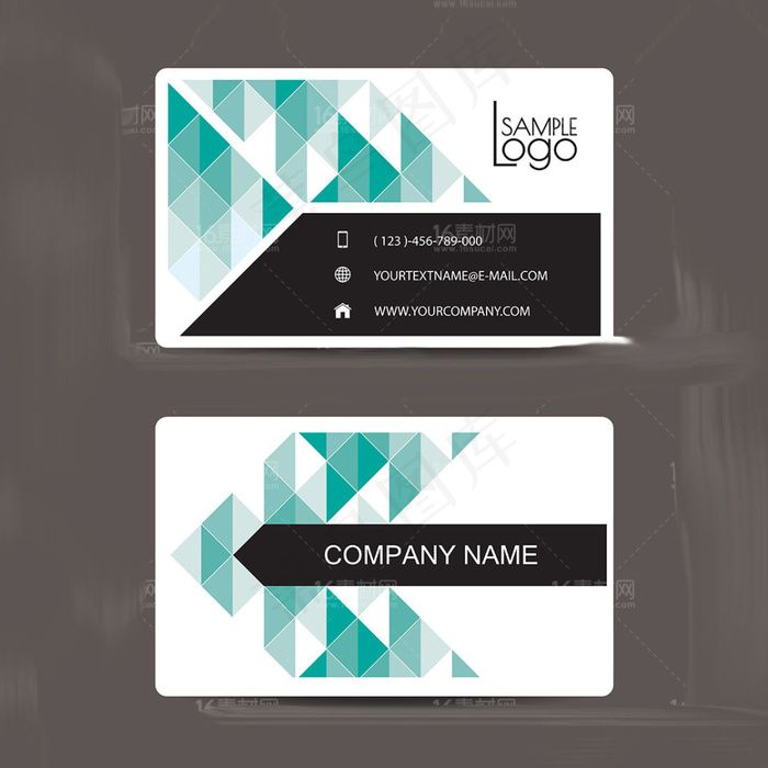 商务名片设计矢量素材