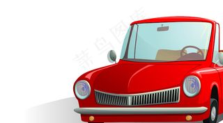 卡通插画矢量汽车03