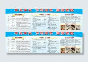 节约用水板报图片