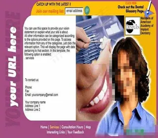 医院紫色色调模板