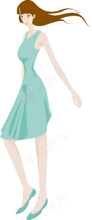 清新优雅的女孩