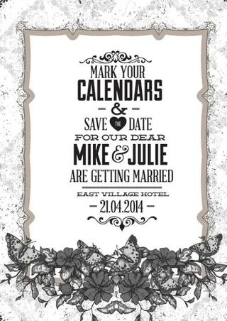 婚礼请柬背景图片