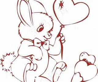 中秋小白兔矢量图09