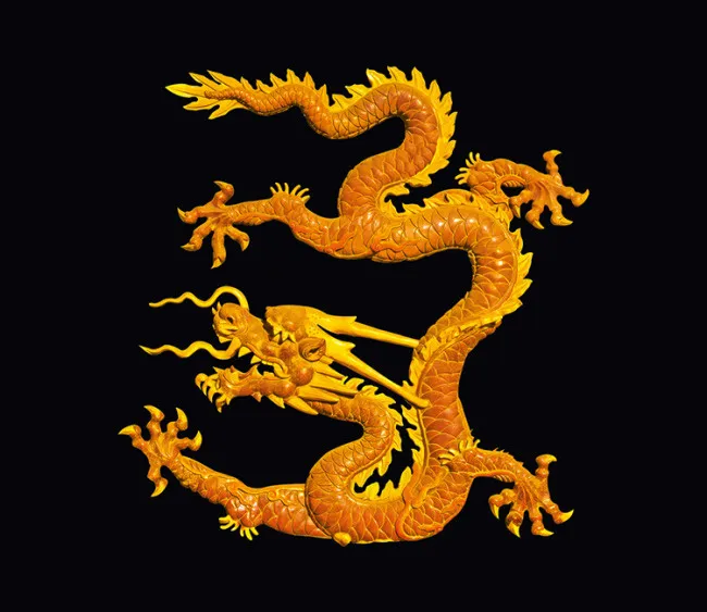 中国龙psd模版下载