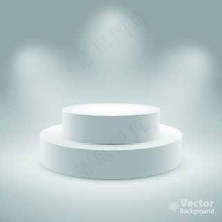 矢量梯型台灯光素材