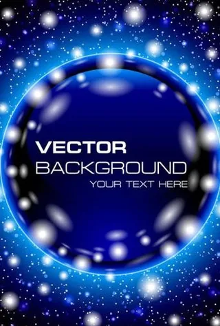 星光璀璨的背景矢量素材二