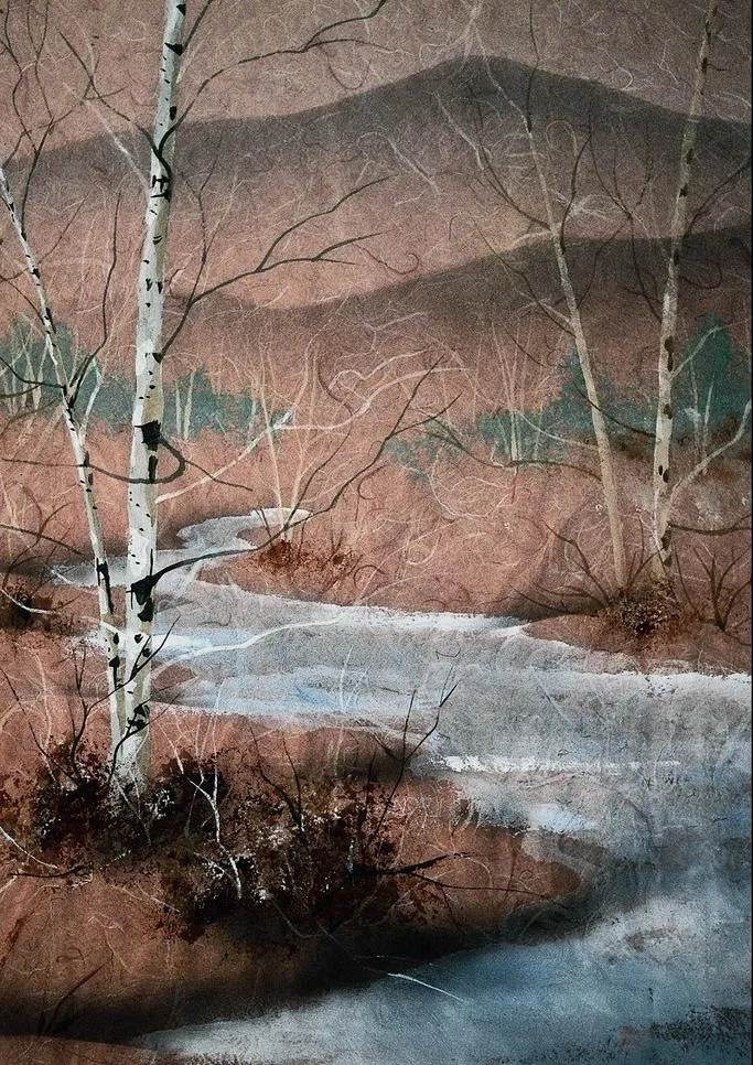 水彩风景画图片