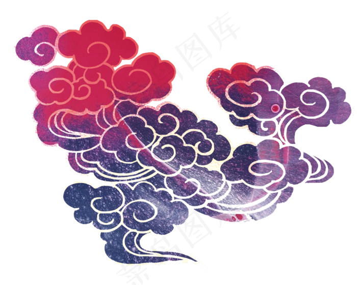 云中国风祥云古风云