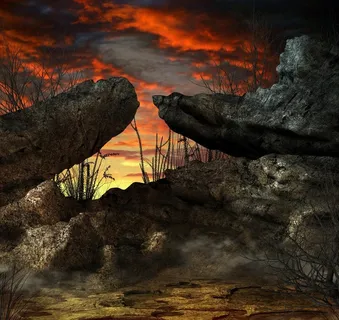 科幻世界 梦幻天空 畸形怪石图片 科幻世界 梦幻天空 畸形怪石图片