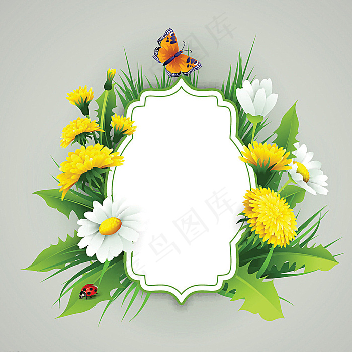 春天花卉背景图片