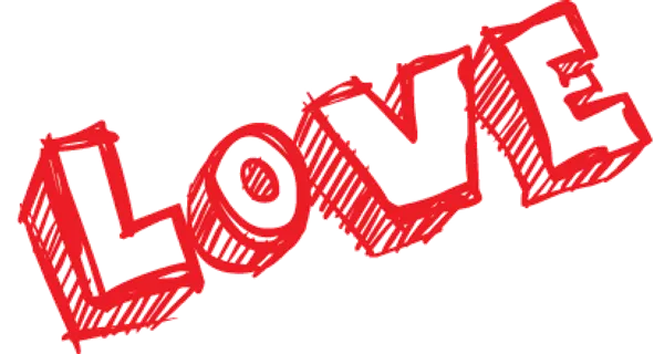 情人节字体情侣海报设计元素