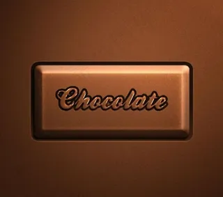 巧克力色按钮PSD素材