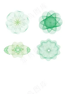 防伪团花图案