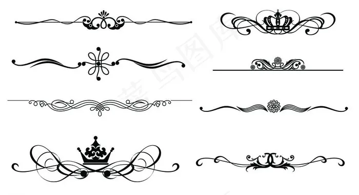 欧式花纹花边花纹图片psd模版下载