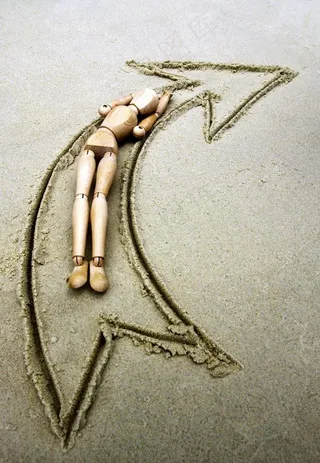 箭头木偶人图片