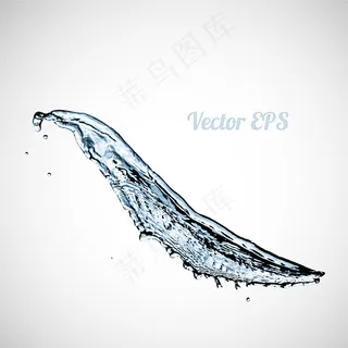 动感水波背景矢量素材图片