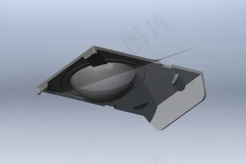 用铝箔容器接触透镜